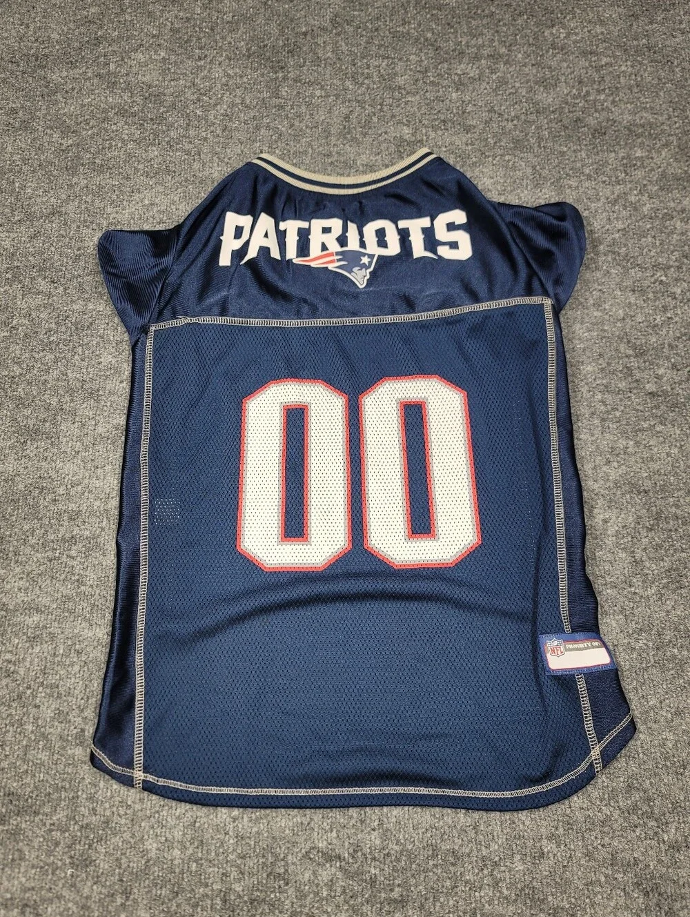 NFL New England Patriots Dog Pet Premium Jersey Mesh Size XXL